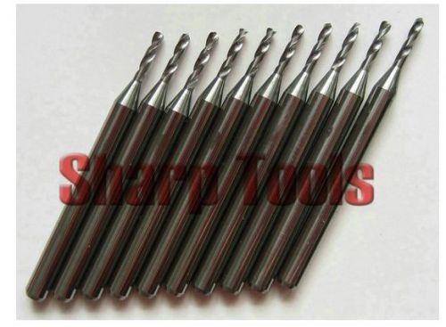 10pcs 1.2mm cnc pcb router bits print circuit board drill milling cutters for sale