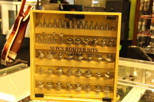 50pc Tungsten Carbide Tipped Router Bits for Wood Working