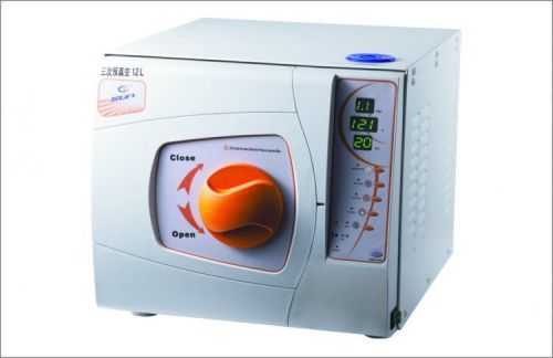 New!! dental dentist autoclave sterilizer vacuum pressure steam 12l with printer for sale