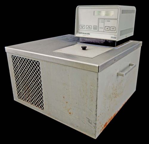Vwr scientific 1146 lab refrigerated heated recirculating water bath powers on for sale