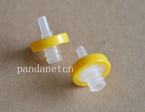 20pcs Micro PES Yellow  Syring Filters 13mm 0.22um non-sterilized