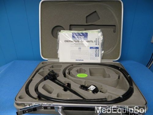 Evis olympus cf-100tl/i colonovideoscope &amp; carrying case for sale