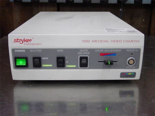 Stryker 592 Medical OR Endoscopic Video Camera Console