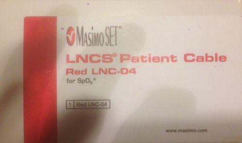 Masimo LNCS Patient Cable - Red LNC-04