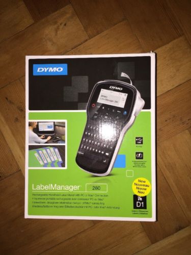Dymo Label Manager 280. Brand New. With 4 Cartridges.