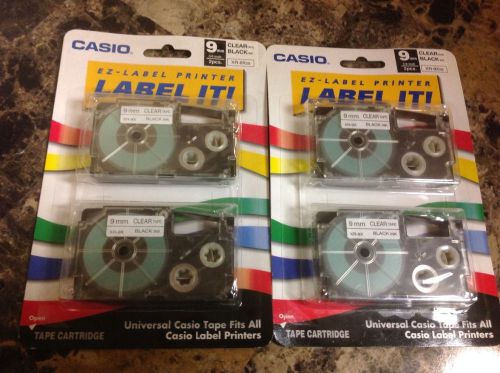 TWO CASIO EZ-LABEL IT TAPES (4 tapes total)