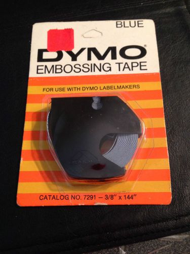Vintage 1969 Dymo Blue Embossing Labelmaker 3/8” x 144” Tape New in Package