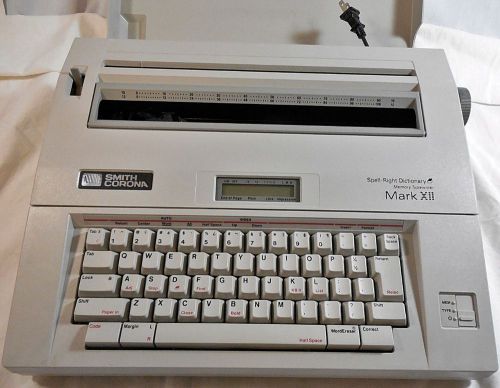 Smith Corona Memory Electronic Typewriter Mark XII w/ Start-Rite Ribbons