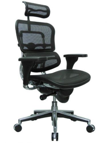 NEW Ergohuman Office Chair - Mesh, High Back w/ Headrest ME7ERG