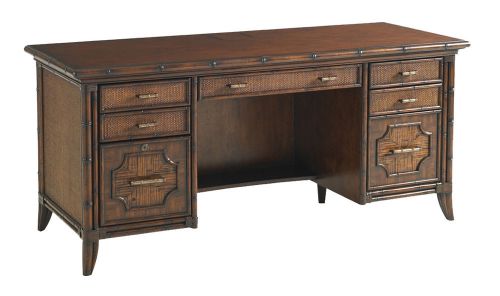 Rich sienna 67&#034; rosewood office credenza for sale