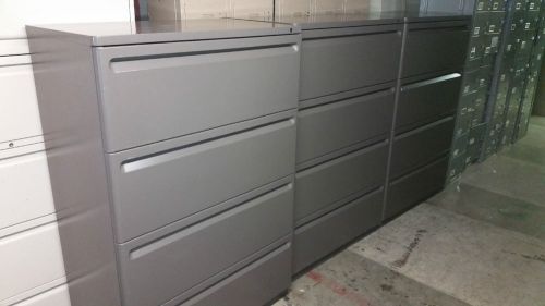 Lot of Three (3) Sets of Lateral File Cabinets