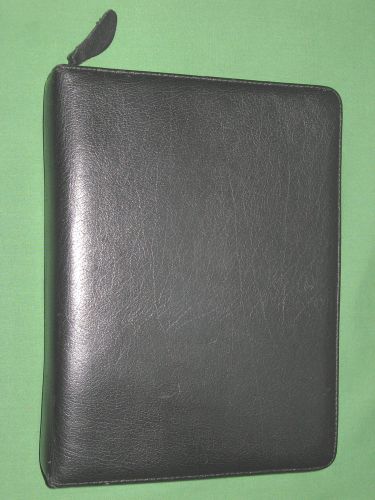 Classic ~1.5&#034;~ genuine leather franklin covey planner organizer binder 5648 for sale