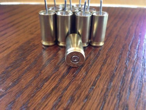 40 S&amp;W Brass Bullet Push Pins Thumb Tacks Cork Board Pins