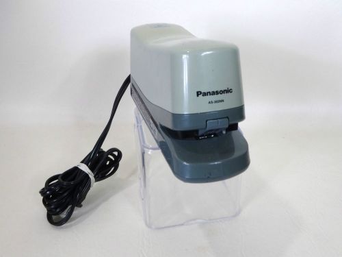 Panasonic AS-302NN Electric Stapler 20 Sheet Capacity Contemporary Gray TESTED