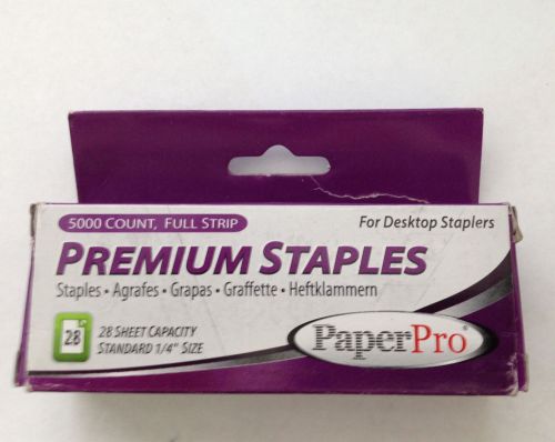 PaperPro Full Strip Standard Office Staples. Ugly Box Special. New