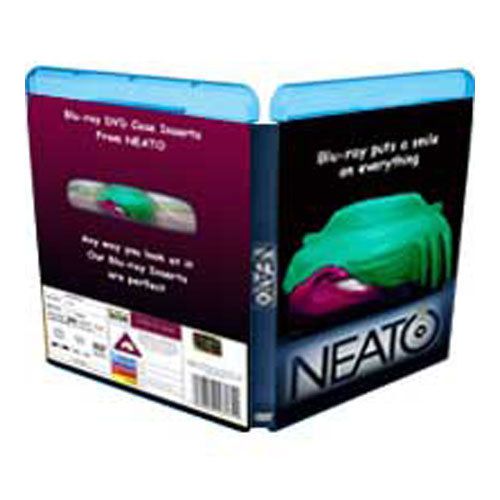 100 New NEATO Standard 12mm Blu-Ray Case Insert DIP-192724, Free Shipping