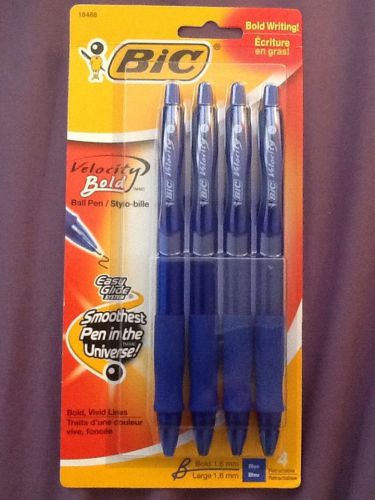 pen, ballpoint, 4 pack blue ink