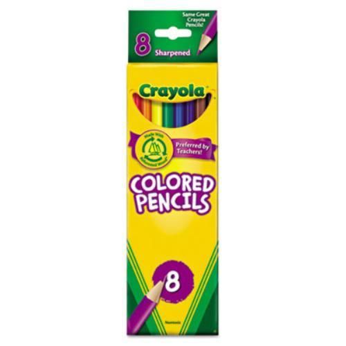 Crayola crayola colored pencil - 3.3 mm lead size - assorted lead - 12 (684008) for sale