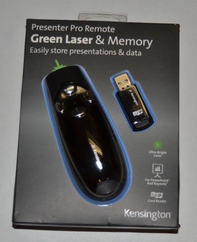Kensington Presenter Pro Remote with Green Laser and Memory NEW!