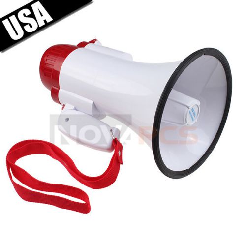 15w megaphone bull horn bullhorn loud microphone speaker with voice recroding for sale