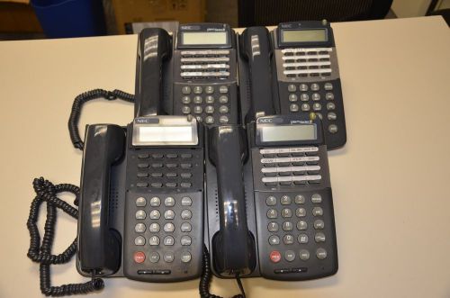 4 NEC LED Display Dterm Series III Office Phones