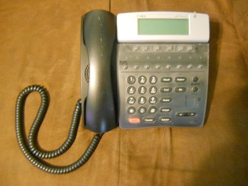 NEC DTERM SERIES I DTR-8D-1(BK) TELEPHONES PHONES WITH HANDSET.
