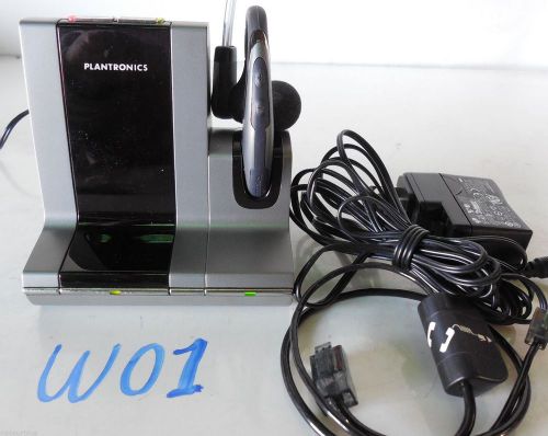 Plantronics Savi W01 Base Charging Dock telephone cable headset powers up only
