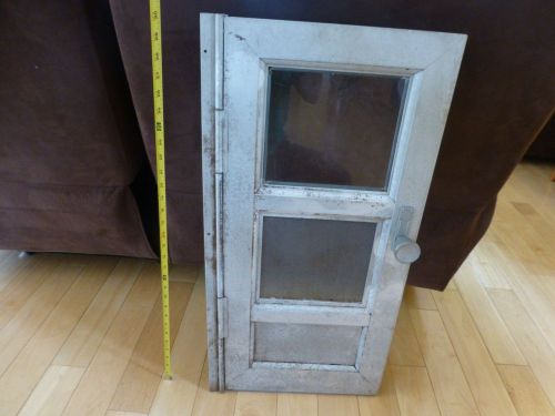 Vintage 30x14 Mini Screen Aluminum Door Ideal Salesman Sample  Hinged