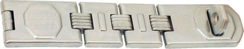 NEW ABUS 110/230 C 9-Inch Hardened Steel Concealed Hinge Pin Hasp, Silver