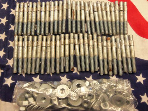 Lot of 52 wedge anchor bolts 1/4&#034; x 2-1/4&#034; for concrete for sale