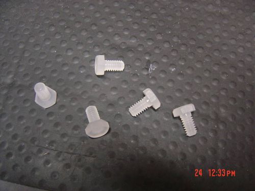 1/4-20 x 1/2&#034; kel-f, pctfe, hex head screws for sale