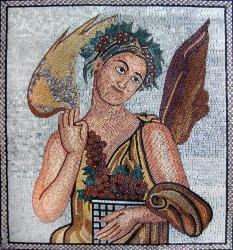 Eshmun God Marble Mosaic