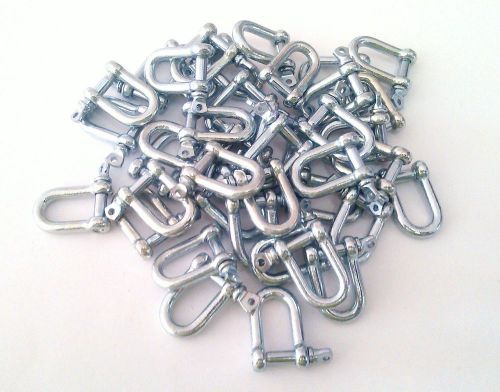 40 galvanized iron shackles 3/16 5mm