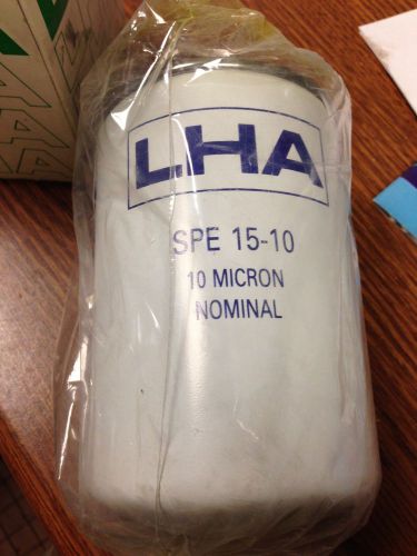 NEW LHA HYDRAULIC OIL FILTER 10 MICRON NOMINAL SPE 15-10