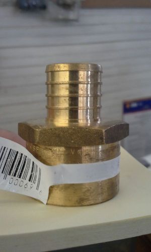 Brass PEX x FIP Female Adapter 1&#034; plumbing fitting Brand NEW Lot of 10