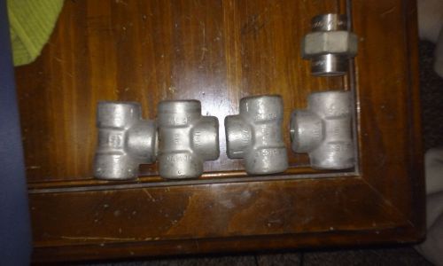 Five Stainless Steel 1/2&#034; Half Inch Pipe Fittings CAMCO