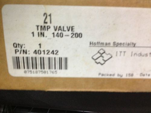 Hoffman 401284 1-inch 21 Tempering Valve 1&#034; (140F - 200F)