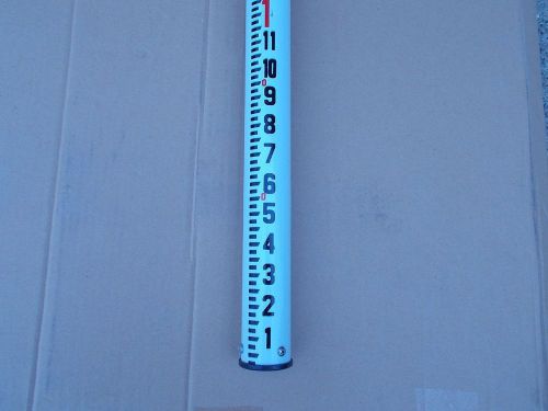 New crain mound city 10&#039; leveling grade rod in feet/inches/8ths for sale