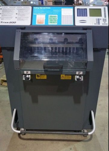 Challenge titan 200 hydraulic paper cutter -  2010 for sale
