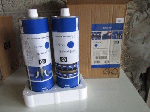 Hp indigo electroink q4120a reflex blue 2 cans for series ws6000 / w7200 for sale