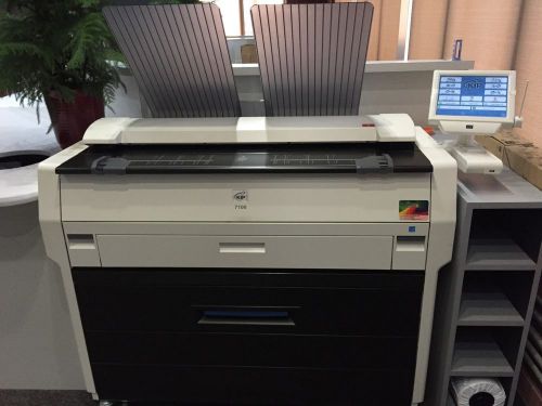 Kip 7100 Engineering Copier Printer Scanner with Color Scan 7102  220k METER