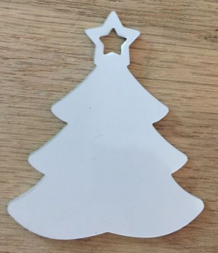 50 dye sublimation holiday christmas xmas trees 2 sided heat transfer for sale