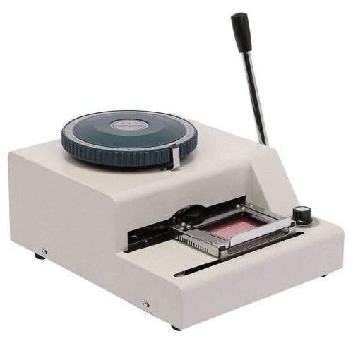 70 EMBOSSING MACHINE PROTABLE EMBOSSER 1/7 INCH 1/10 INCH MANUAL PVC CARD GREAT