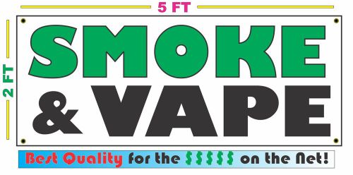 SMOKE &amp; VAPE Full Color Banner Sign Shop C STORE Electronic E-CIG