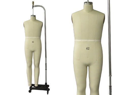 Professional full size male dress form mannequin male full size 42 w/legs for sale