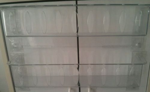 CLEAR ACRYLIC SHELF 4x16 suction cups shower caddy kitchen retail display