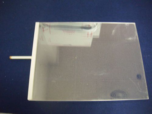 Two (2) Replacement 11&#034; x 14&#034; Acrylic Pedestal Stand Mount Vertical Sign Holders