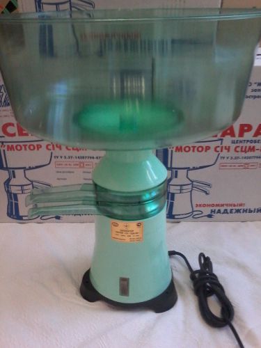 Milk cream electric centrifugal separator plastic 100l/h for export new! for sale