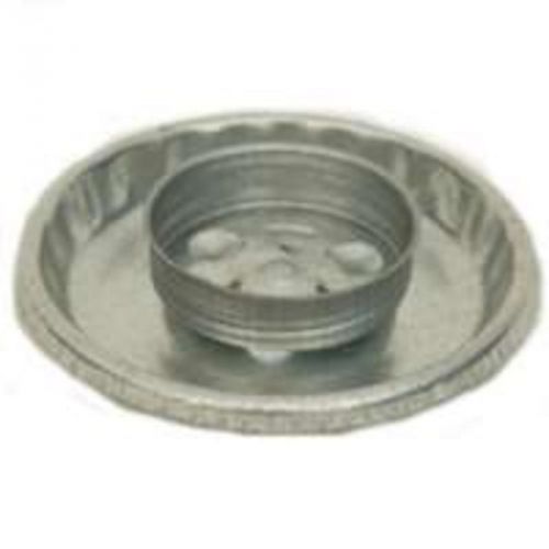Galvanized Threaded Fount Base BROWER Poultry Supplies 0 085417000041