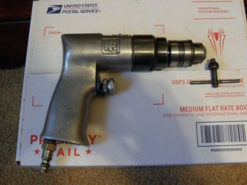 Ingersoll rand 3/8&#034; pneumatic drill w/ chuck free priority shipping for sale